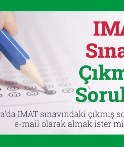 IMAT Sınavı Çıkmış Sorular